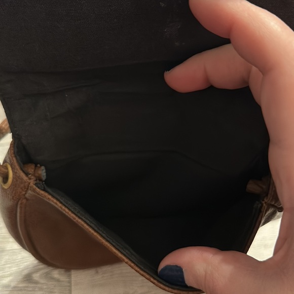 Rolfs Brown Crossbody with Snap Closure - Picture 2 of 3